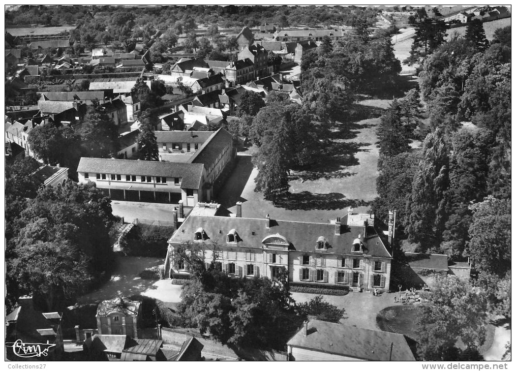 27-BRETEIL-SUR-ITON- VUE AERIENNE - LA COLONIE DE VACANCES DU XVII SIECLE - Breteuil