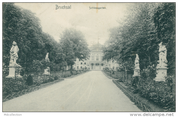 DE BRUCHSAL / Schloss Garten / - Bruchsal