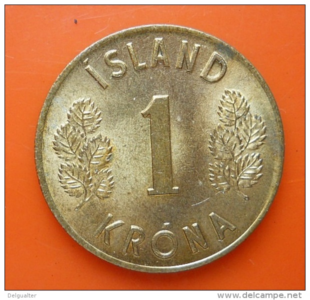 Iceland 1 Krona 1975 - Iceland