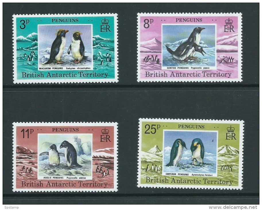 British Antarctic Territory 1979 Penguin Set 4 MVLH - Other & Unclassified