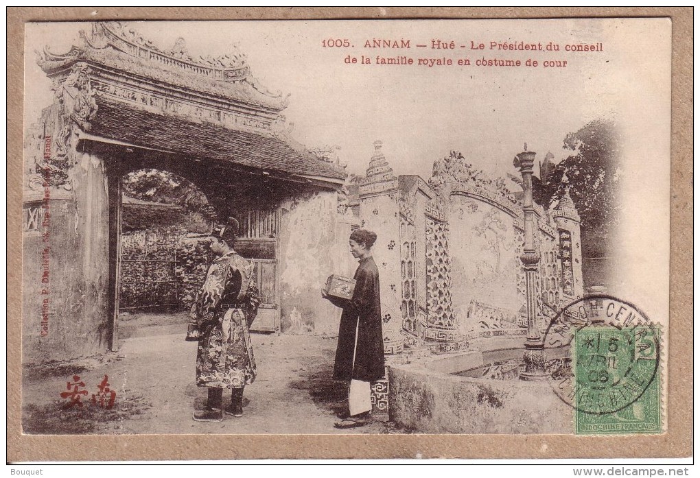 INDOCHINE - ANNAM - HUE - 1005 - LE PRESIDENT DU CONSEIL DE LA FAMILLE ROYALE ..... - éditeur Dieulefils - Viêt-Nam