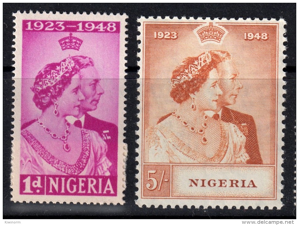 NIGERIA 1948 Royal Silver Wedding Omnibus - Mint Never Hinged - MNH ** - 6B985 - Nigeria (...-1960)