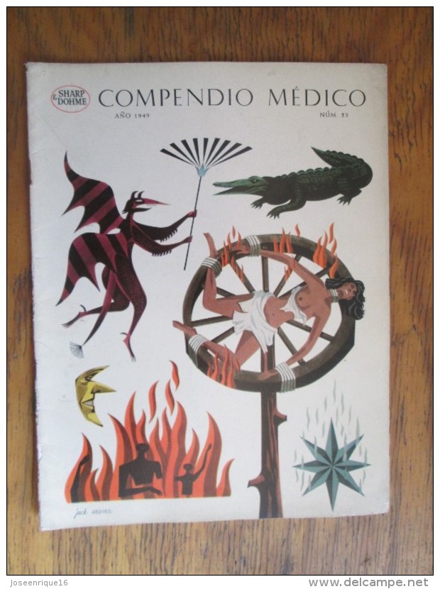 REVISTA COMPENDIO MEDICO SHARP & DOHME Nº 53 - 1949 - [4] Temas