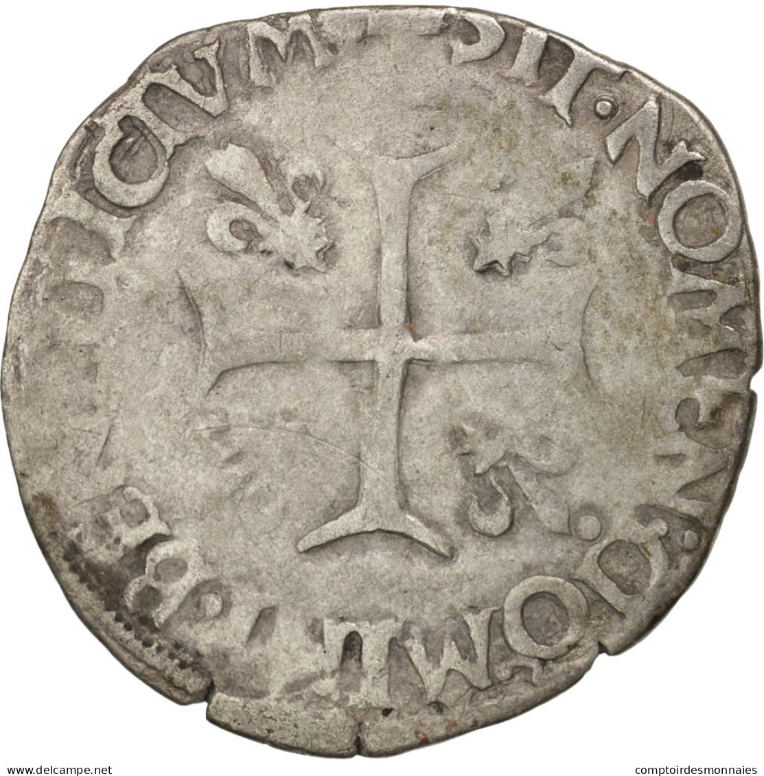 Monnaie, France, Dizain Franciscain, La Rochelle, TB, Billon, Duplessy:856 - 1515-1547 Franz I. Der Ritterkönig