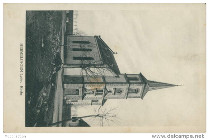 57 HERMELANGE  / Kirche / CARTE RARE - Autres & Non Classés