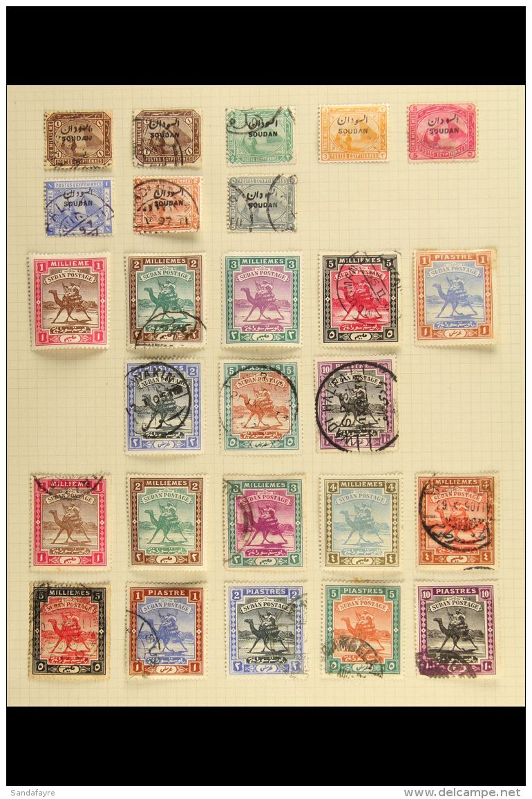 1897-1954 Clean Mint And Used Collection On Album Pages, The Lot Includes 1897 Opts On Egypt Set To 5pi, 1898... - Soudan (...-1951)