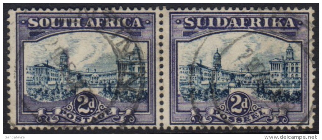 1930-45 2d Blue And Violet SG 44e, Fine Cds Used Horizontal Pair.  For More Images, Please Visit... - Unclassified