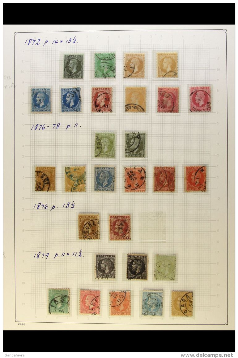 1872-1914 "CAROL " COLLECTION A Most Useful Mint &amp; Used Collection With Many Definitive Perforation Variants,... - Other & Unclassified