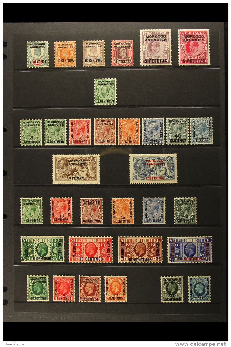 SPANISH 1907-56 VERY FINE / NEVER HINGED MINT COLLECTION On Stock Pages. Includes 1907-12 Range To 1p, 3p &amp;... - Sonstige & Ohne Zuordnung