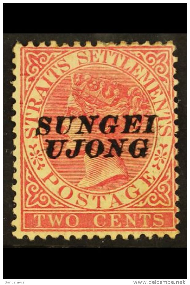 NEGRI SEMBILAN 1885 2c Pale Rose Overprinted "Sungei Ujong", Type 23, SG 38, Very Fine Mint. For More Images,... - Other & Unclassified