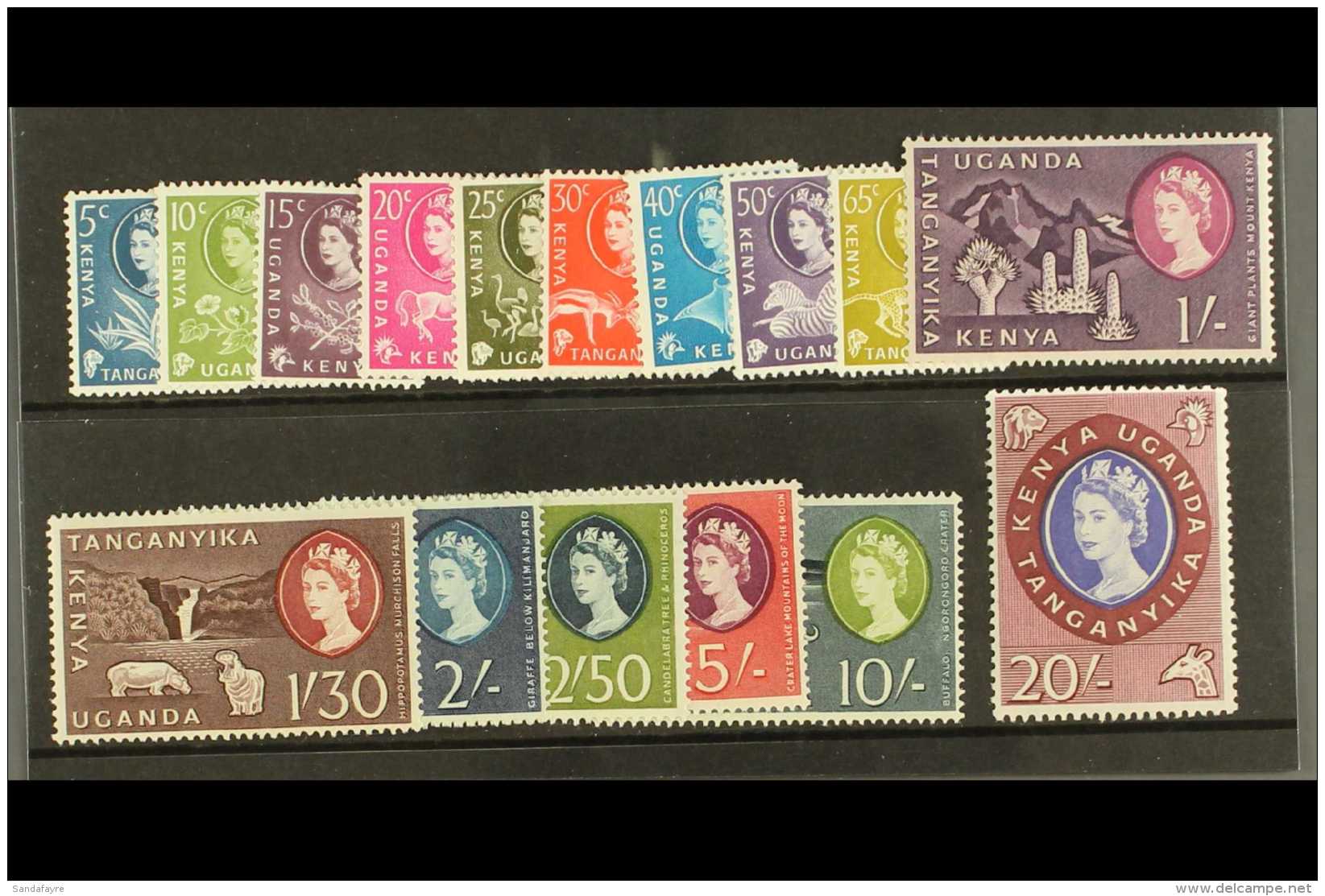 1960-62 Complete Definitive Set, SG 183/198, Never Hinged Mint. (16 Stamps) For More Images, Please Visit... - Vide
