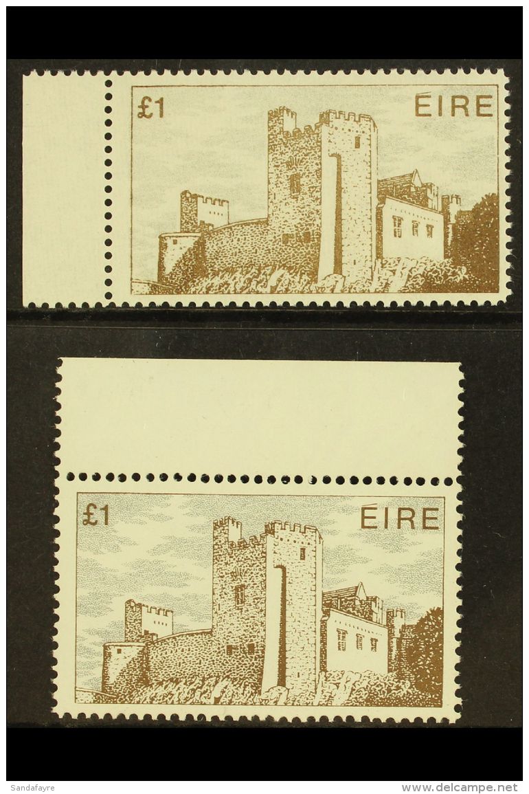1982 - 85 &pound;1 Cahir Castle, Forgery, Very Fine "marginal NHM". See Note After SG 551. This Issue Was... - Altri & Non Classificati