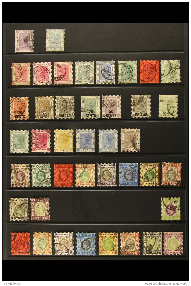 1863-1952 ALL DIFFERENT USED COLLECTION Includes 1863-71 30c Mauve, 1880 5c Blue Wmk CC, 1882-96 Values To 30c... - Sonstige & Ohne Zuordnung