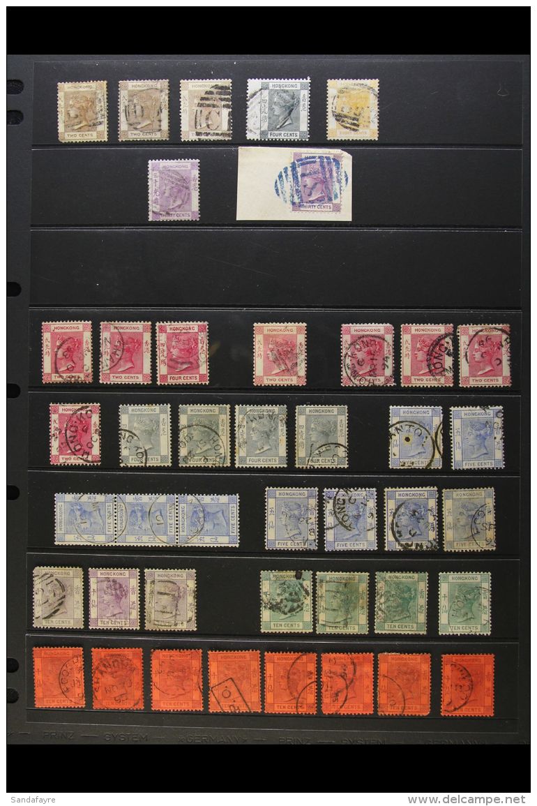 1863-1936 USED ACCUMULATION A Most Useful Hoard With Much Shade &amp; Postmark Interest, Presented On A Series Of... - Other & Unclassified