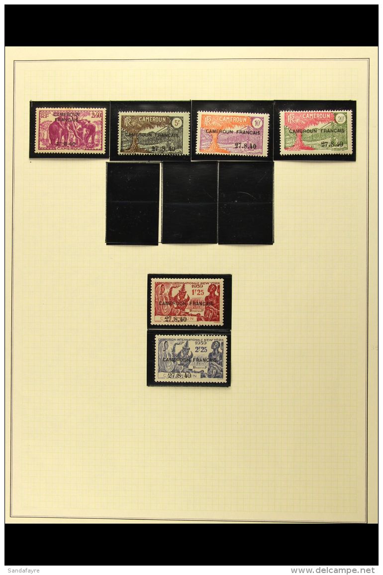 CAMEROUN 1916-1959 ALL DIFFERENT Collection, Chiefly Very Fine Mint Plus A Few Fine Used. Note 1916 Complete Set,... - Altri & Non Classificati