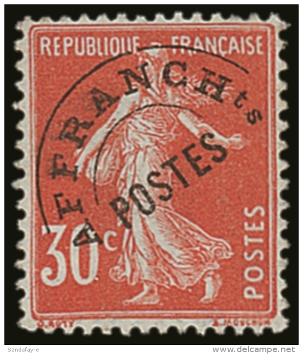 PRECANCELS (PREOBLITERES) 1922-47 30c Red (Sower/full Background), Yvert 58, Never Hinged Mint For More Images,... - Altri & Non Classificati