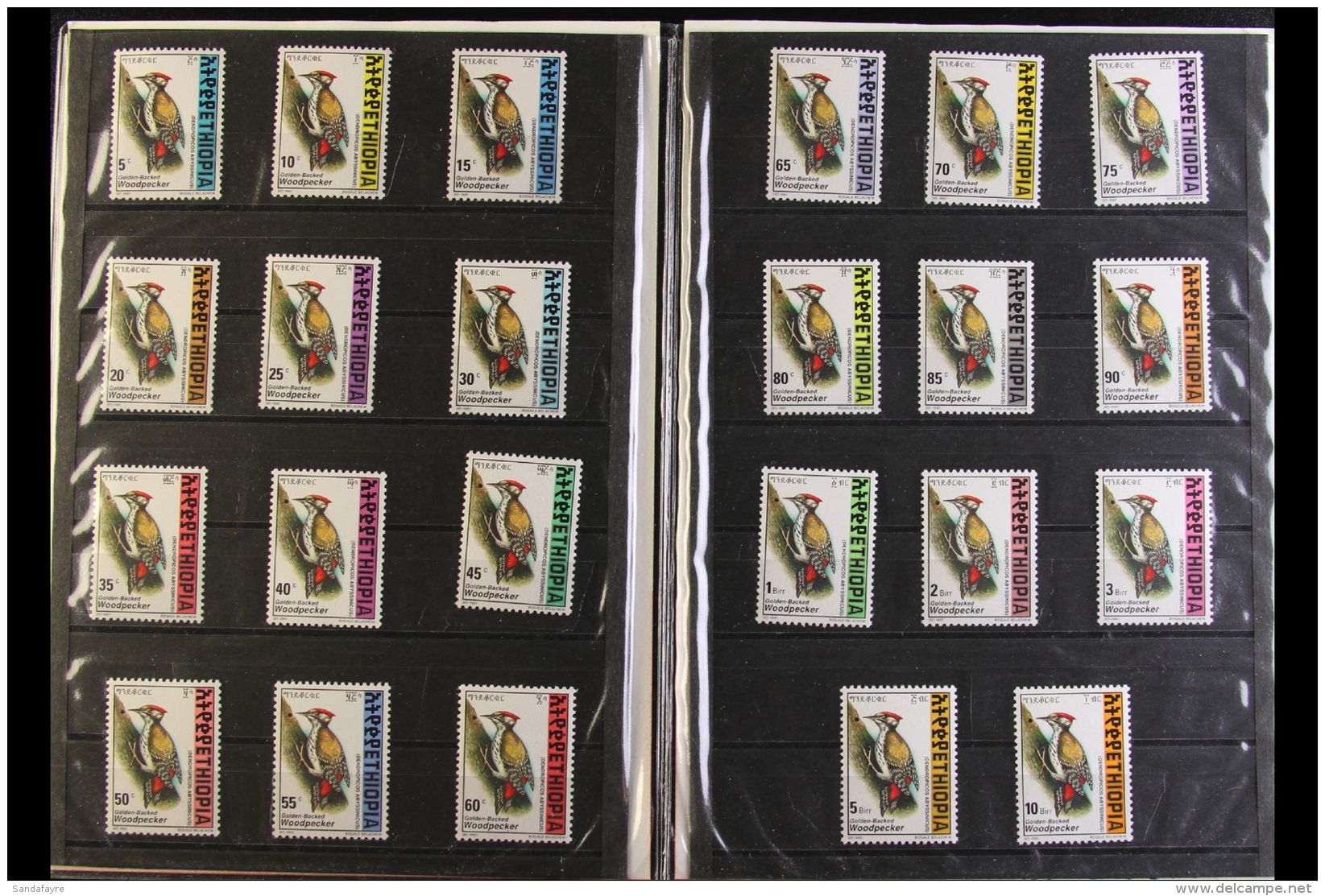 1997-99 PRESENTATION PACKS An All Different Group Of Postal Ministry Pack Containing Never Hinged Mint Complete... - Ethiopie