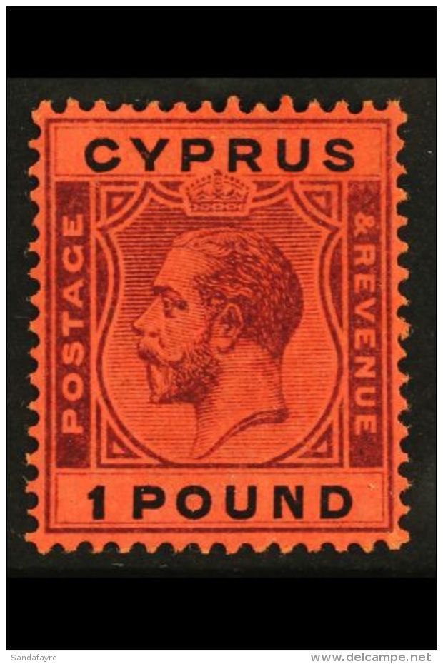 1924-28 &pound;1 Purple And Black/red, SG 102, Very Fine Mint. For More Images, Please Visit... - Sonstige & Ohne Zuordnung