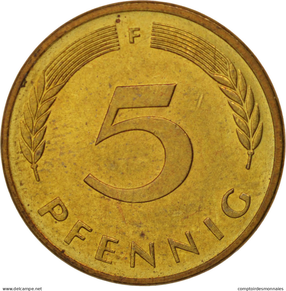 Monnaie, République Fédérale Allemande, 5 Pfennig, 1986, Stuttgart, TTB+ - 5 Pfennig