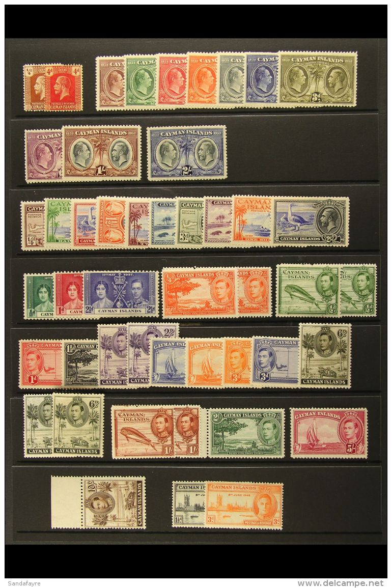 1921-48 MINT COLLECTION With Most Being Fine And Fresh, Includes 1932 Centenary Set Complete To 2s, 1935 Pictorial... - Iles Caïmans