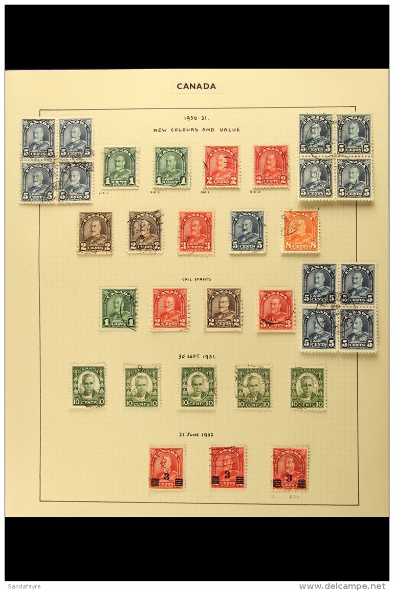 1911-35 FINE USED SPECIALIZED COLLECTION An Attractive KGV Collection, Presented On Written Up Album Pages With... - Autres & Non Classés