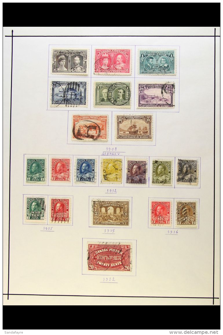 1903-61 ALL DIFFERENT MINT &amp; USED COLLECTION Presented On Album Pages. Includes 1903-12 Definitives Range With... - Autres & Non Classés