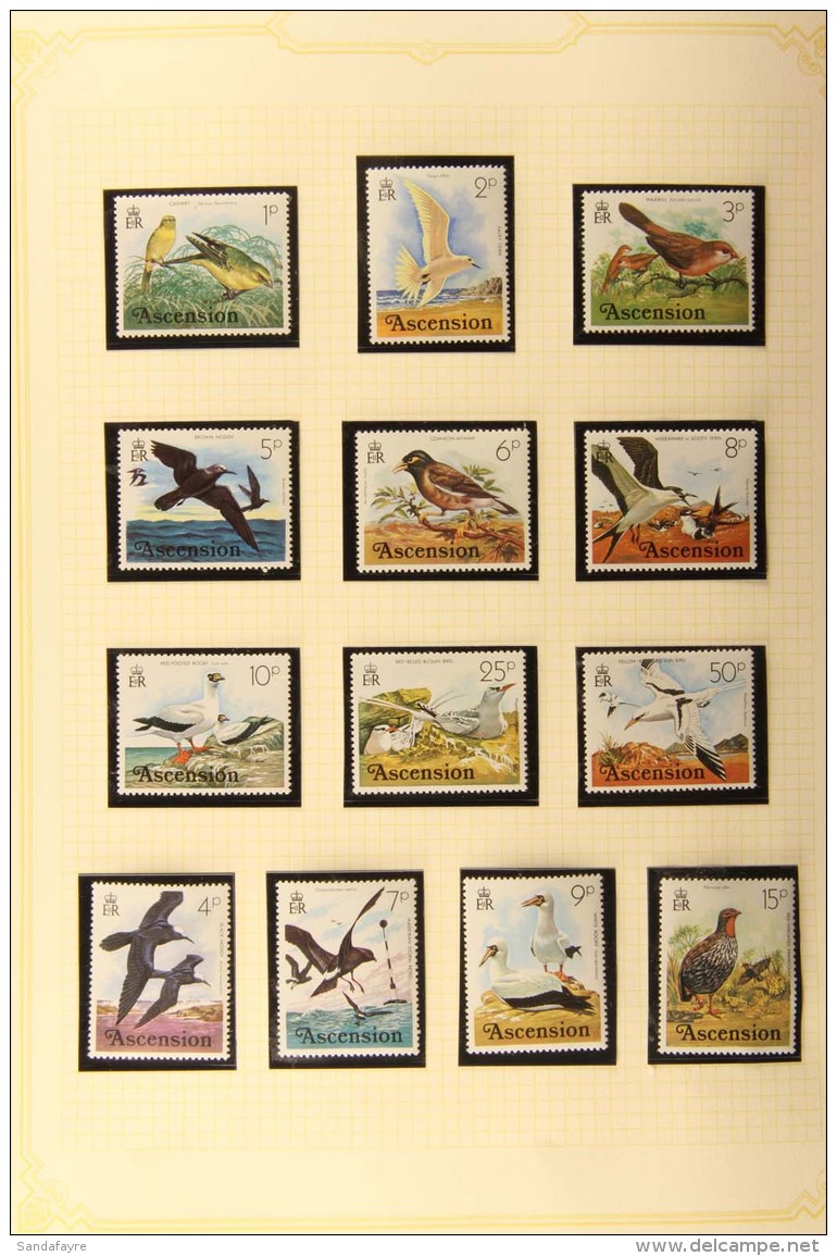 1963-2004 NEVER HINGED MINT COLLECTION In Hingeless Mounts On Leaves, ALL DIFFERENT Complete Sets &amp;... - Ascension (Ile De L')