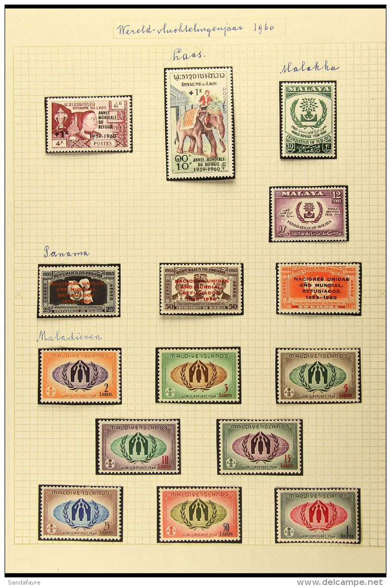 1957-1963 WORLD 'OMNIBUS' ISSUES. Very Fine Mint All Different Collection Of World Issues Commemorating 1960... - Autres & Non Classés