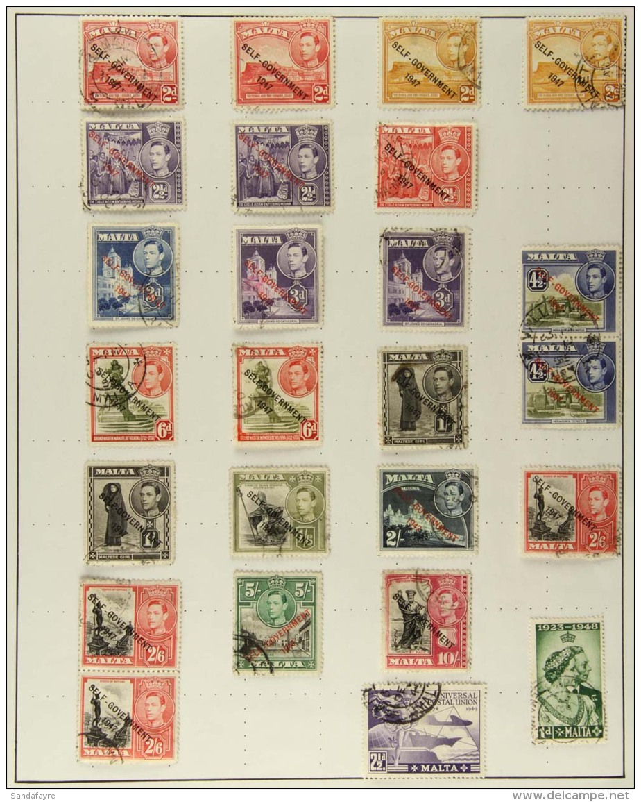 BRITISH EUROPE COLLECTION With Mint Or Used Sections Of Cyprus, Gibraltar, And Malta Plus Morocco Agencies, With... - Autres & Non Classés