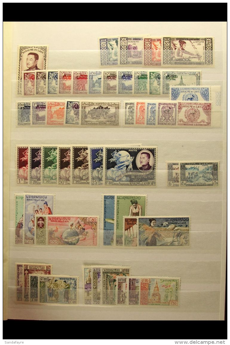 LAOS, LEBANON NEVER HINGED MINT SETS, A Collection In A Stock Book Of Sets Spanning The 1950's To 1980's, All... - Altri & Non Classificati
