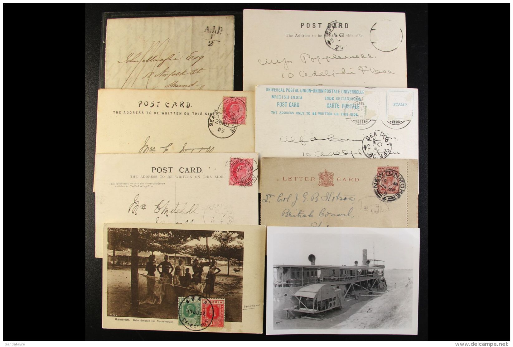 BR. COMMONWEALTH COVERS Small Group Incl 1937 Aden Reg Coronation FDC, Canada 1920 Reg To Holland Franked Various... - Andere & Zonder Classificatie