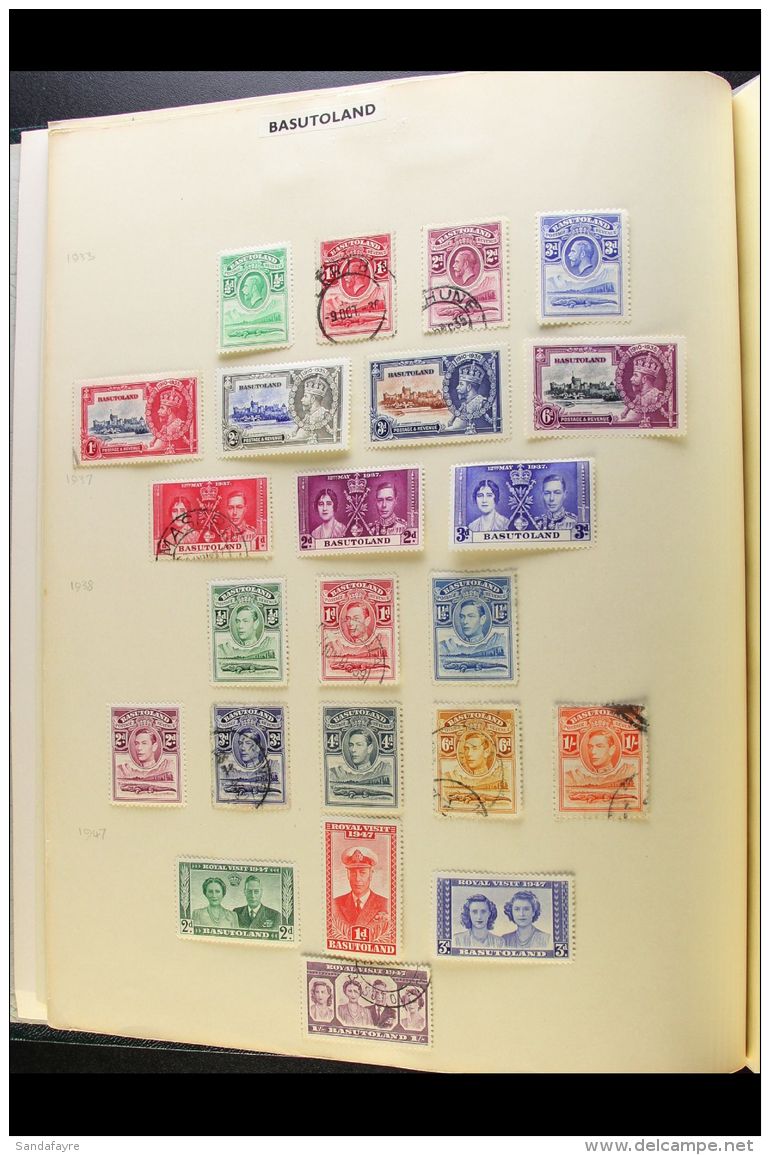 BRITISH AFRICA 19th Century To 1980's Mint &amp; Used Collection In An Album, Inc Basutoland 1954-58 To 1s3d &amp;... - Other & Unclassified