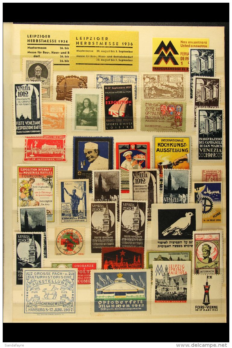 PHILATELIC EXHIBITION LABEL COLLECTION 1890's - 1960's. A Mammoth &amp; Impressive Collection Of Fascinating "old... - Autres & Non Classés