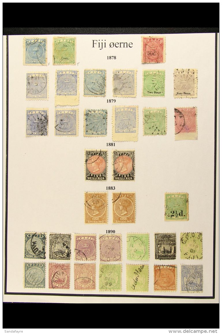BRITISH PACIFIC 1876-1954 Mint &amp; Used Collection On Leaves, Inc Samoa 1952 Set Mint, Papua 1910-11 To 1s Used,... - Sonstige & Ohne Zuordnung