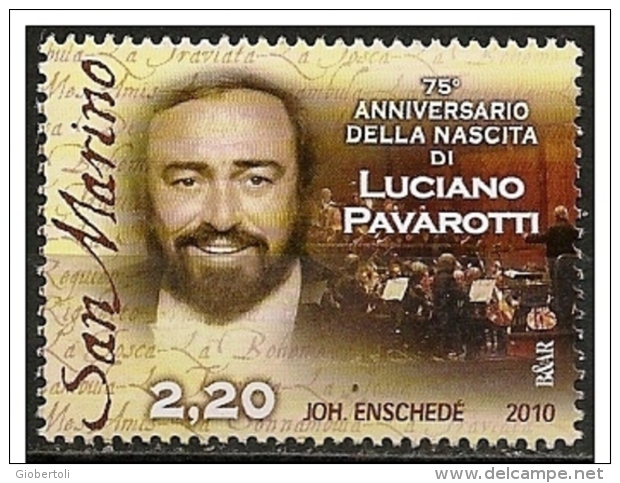 San Marino: Luciano Pavarotti - Cantanti