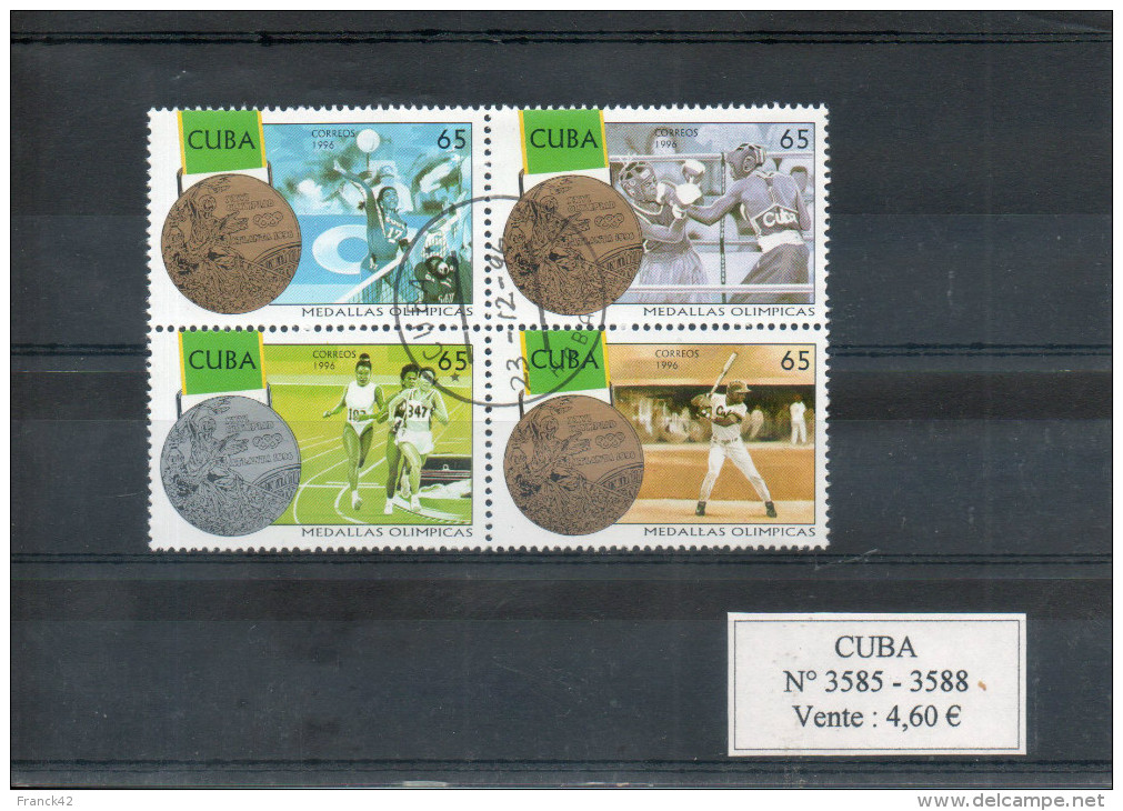 Cuba. Medailles D'or Aux Jeux Olympiques - Usati