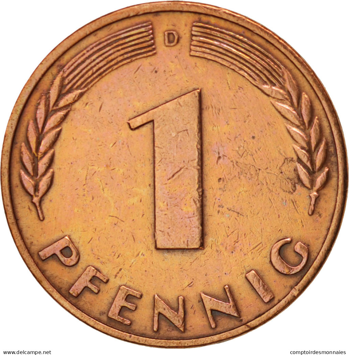 Monnaie, République Fédérale Allemande, Pfennig, 1950, Munich, TTB, Copper - 1 Pfennig