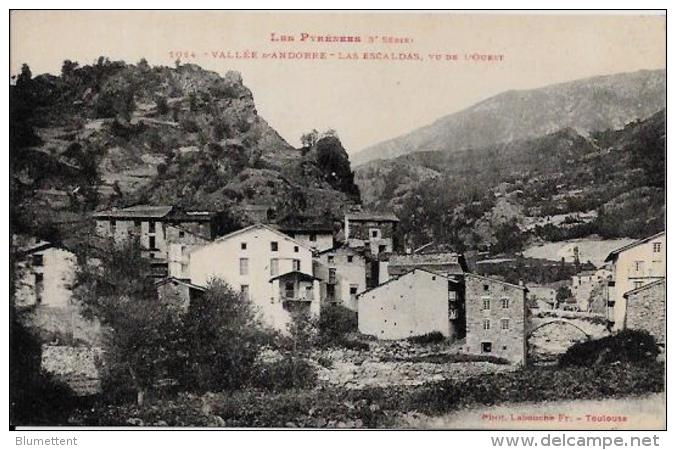 CPA Ancienne Andorre Andorra Non Circulé LAS ESCALDAS - Andorra