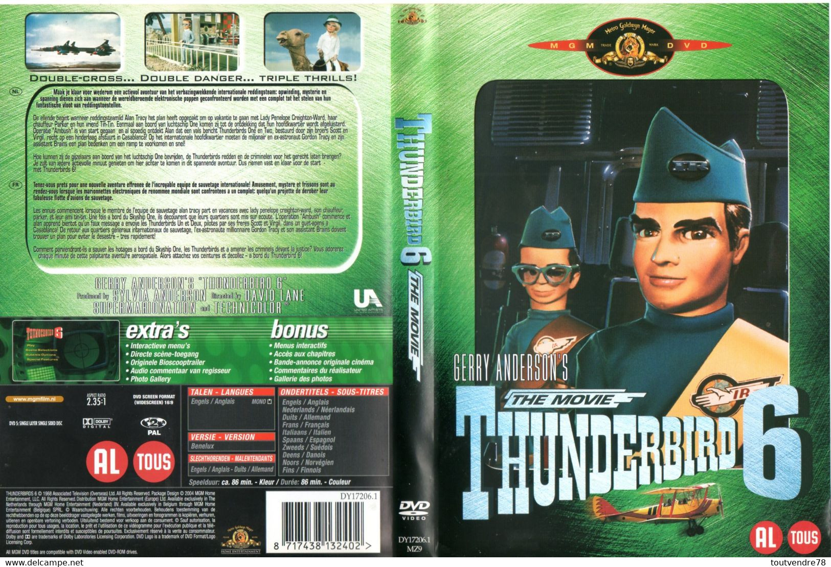 DVD033 / Enfant / Thunderbird 6 - Cartoni Animati