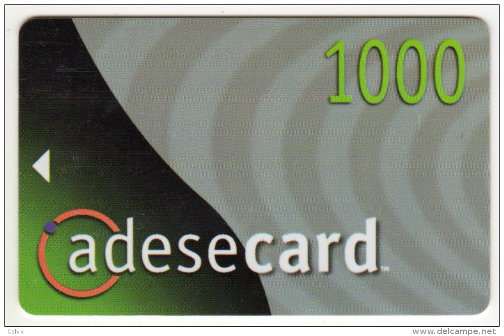 TANZANIE RECHARGE ADESECARD 1000 Units - Tanzania