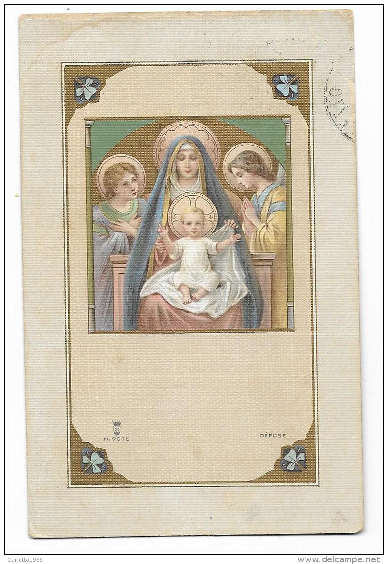 MADONNA CON BAMBINO  F.BOLLO USURATO FP - Virgen Mary & Madonnas