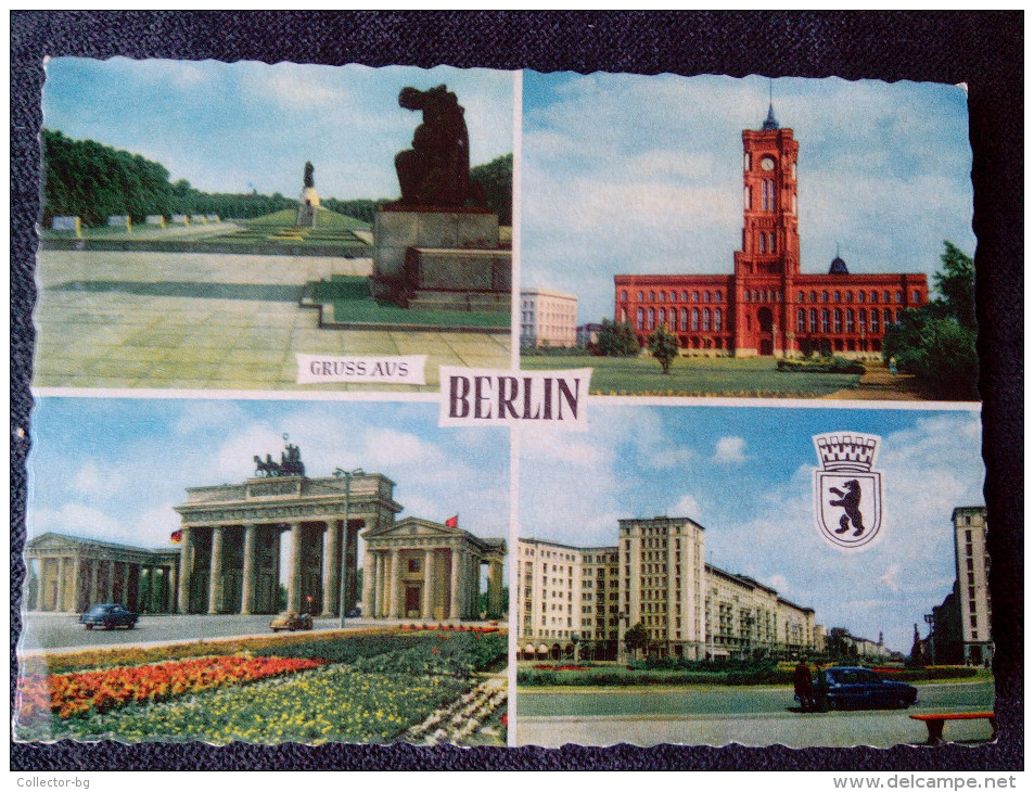 BERLIN GRUSS AVS BILD&HEIMAT 1960 VINTAGE POSTCARD  TRAVEL TO BULGARIA - Grunewald
