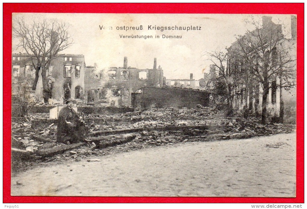 Russie. Kaliningrad. Domnovo. Ruines Du Village. Feldpost Lötzen ( Gizycko). Novembre 1914 - Russia