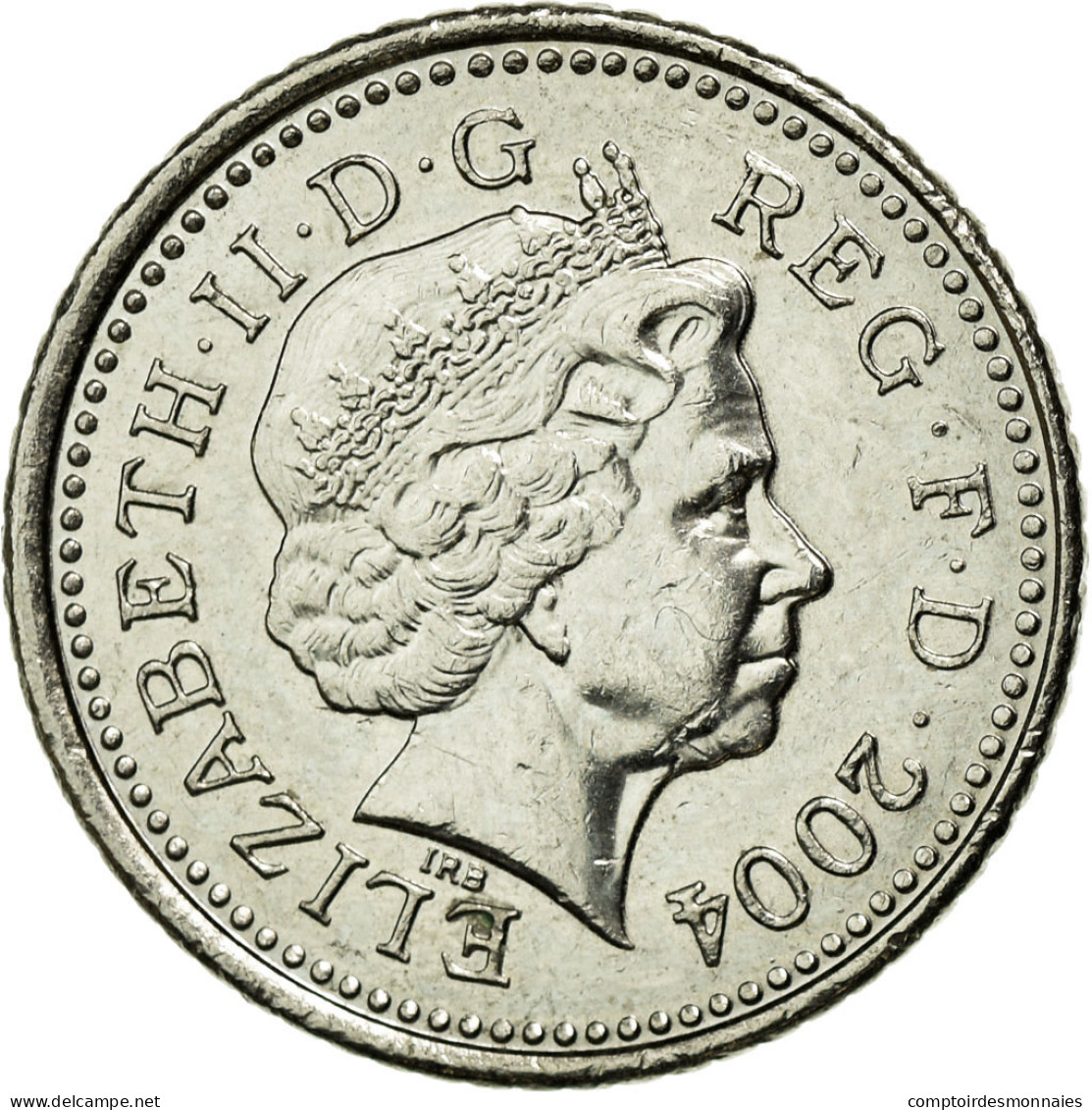 Monnaie, Grande-Bretagne, Elizabeth II, 5 Pence, 2004, TTB+, Copper-nickel - 5 Pence & 5 New Pence