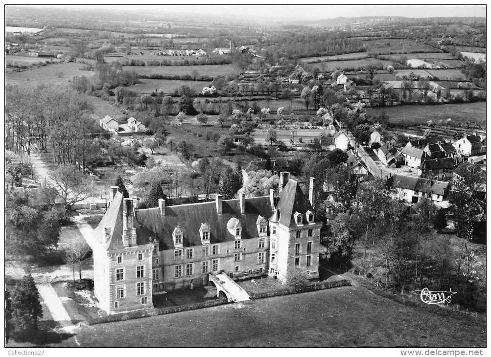 58-SAINT-AMAND-EN-PUISAYE- VUE AERIENNE DU CHÄTEAU - Saint-Amand-en-Puisaye