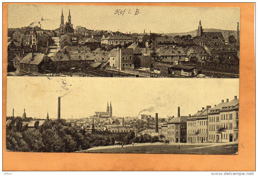 Hof I B 1920 Postcard - Hof