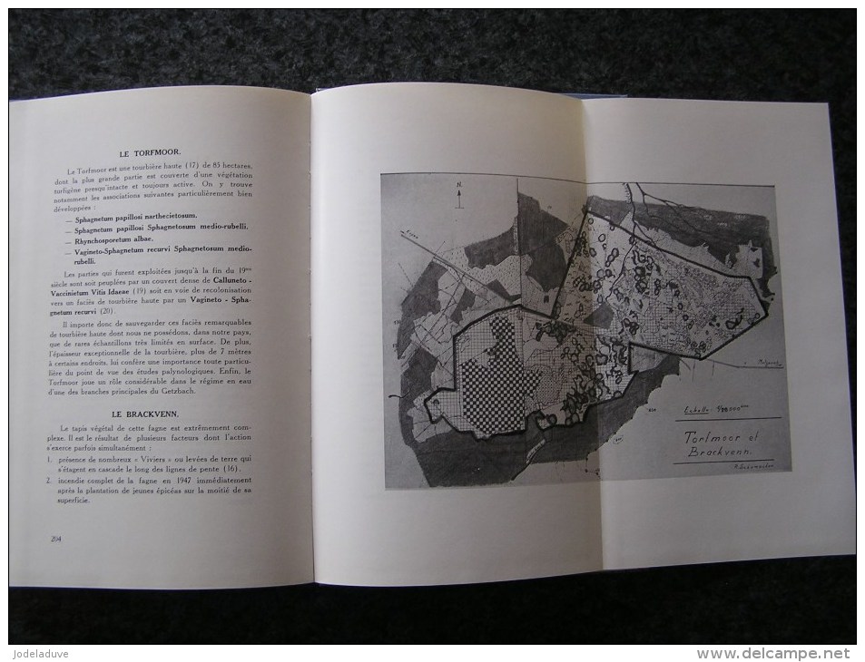 LA PROTECTION DES HAUTES FAGNES Régionalisme Nature Tourbières Ecologie Réserve Toponymie Clefay Hoscheit Montjoie Comté