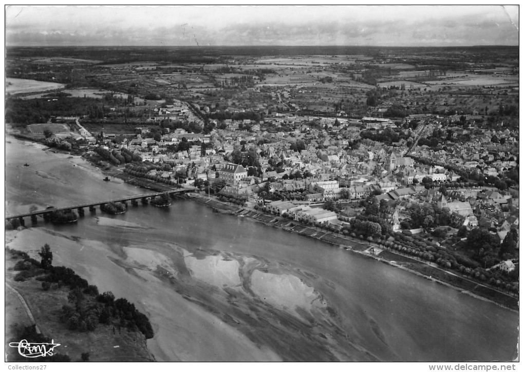 58-COSNE-SUR-LOIRE- VUE GENERALE AERIENNE - Sonstige & Ohne Zuordnung