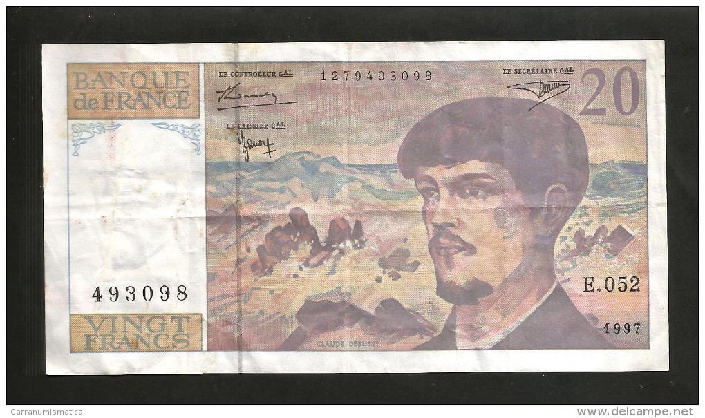 FRANCE - BANQUE De FRANCE - 20 Francs DEBUSSY (1997) - 20 F 1980-1997 ''Debussy''