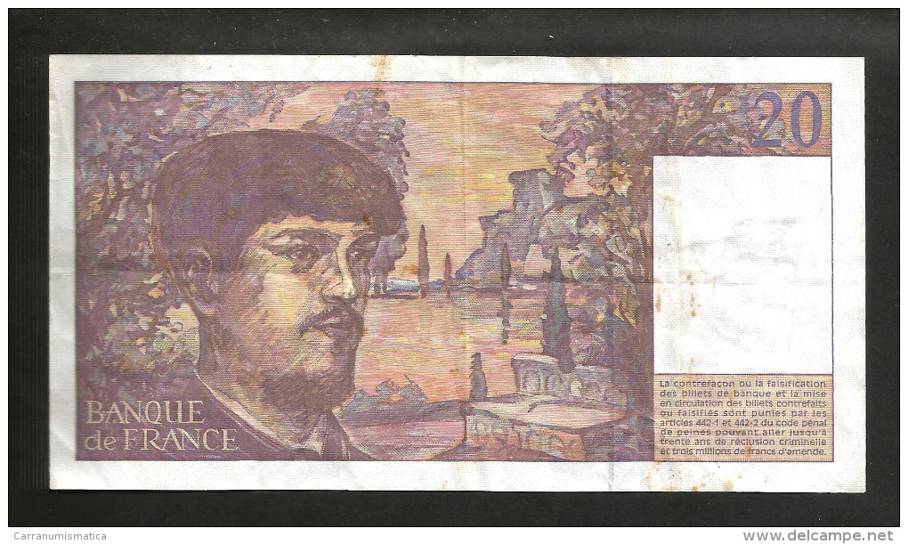 FRANCE - BANQUE De FRANCE - 20 Francs DEBUSSY (1997) - 20 F 1980-1997 ''Debussy''